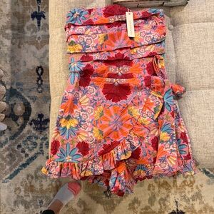 Olivaceous Floral Multicolor Dress